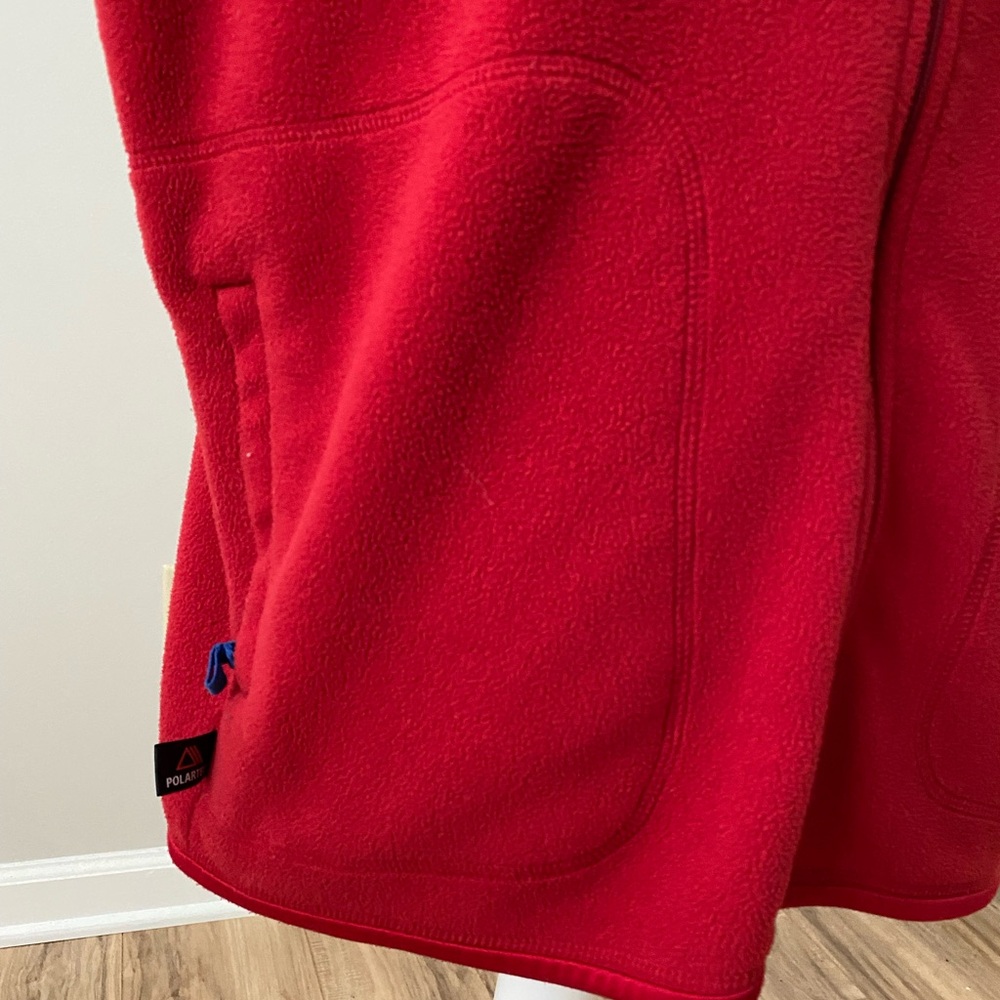 Vail Colorado Fleece Full Zip Vest Red - Picture 4 of 13